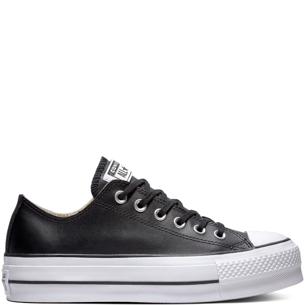 converse chuck taylor all star lift clean leather platform