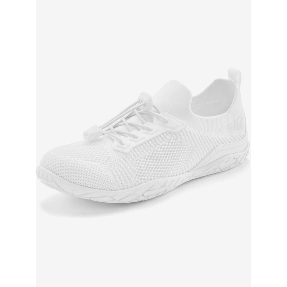 - Helline - Baskets trotteurs avec semelle ultra-légère et souple blanc - Grandes pointures