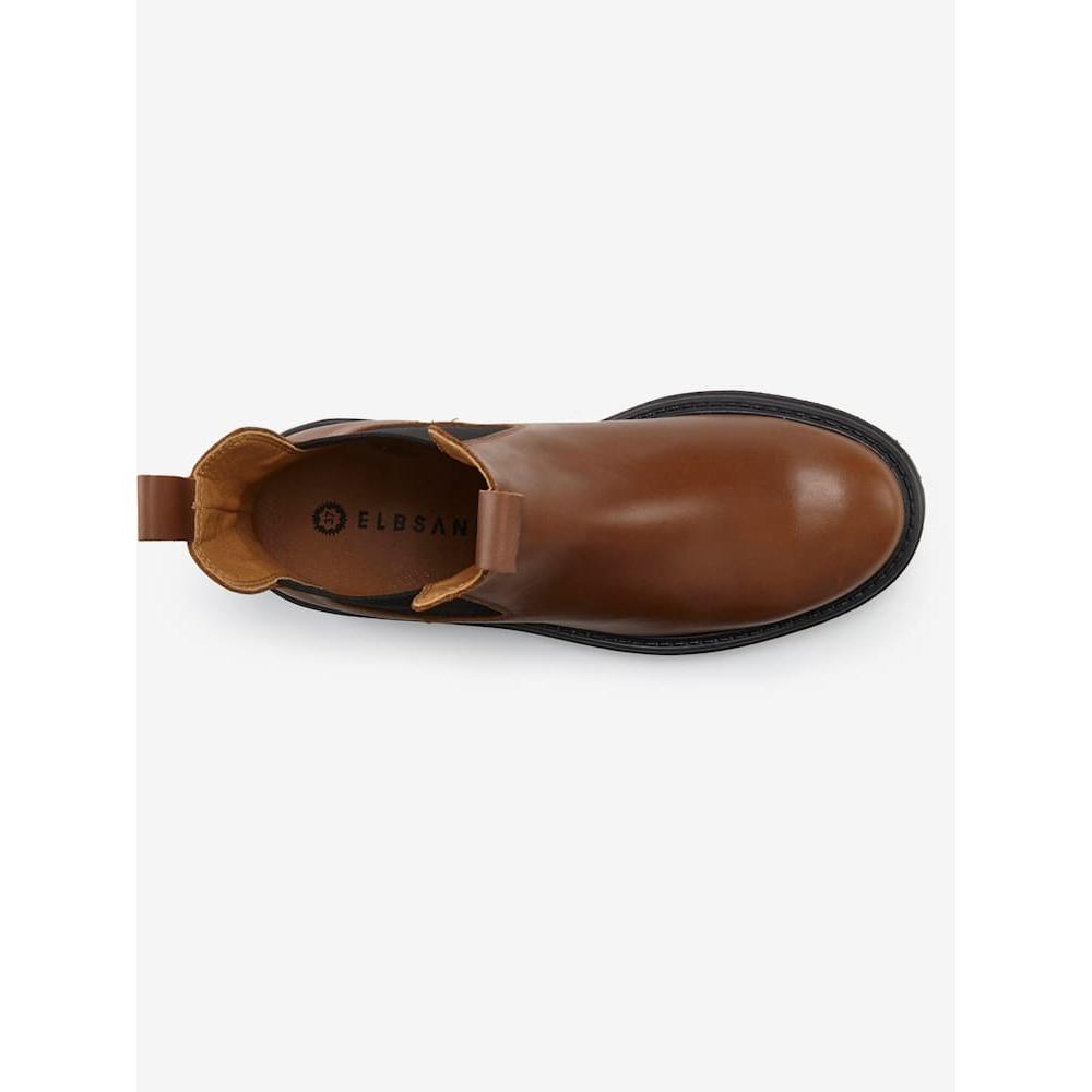 - Helline - Bottines chelsea tendance en cuir de qualité