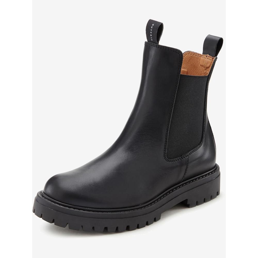 - Helline - Bottines chelsea tendance en cuir de qualité