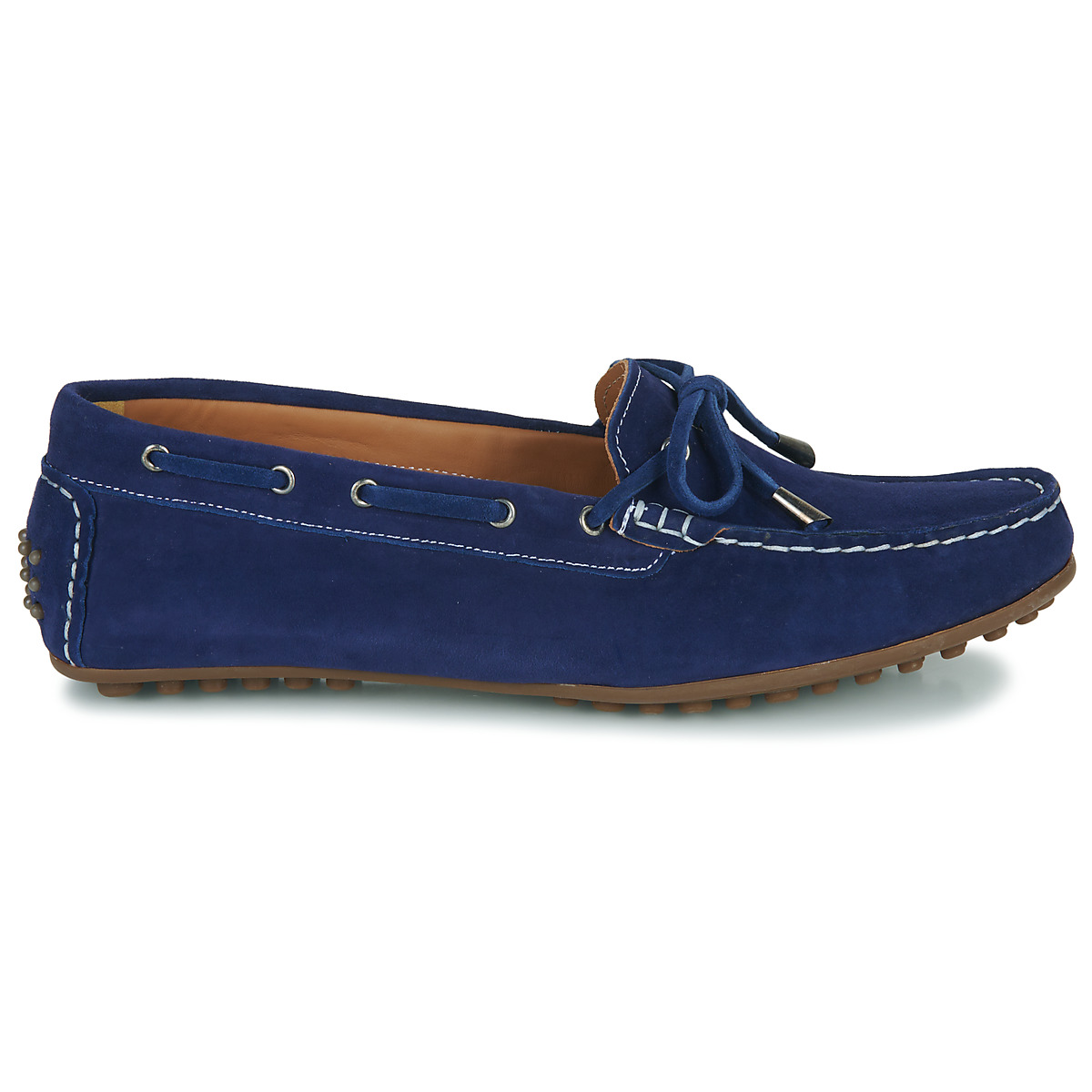 - Mocassins bleu grande taille BRUDI
